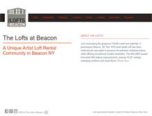 Tablet Screenshot of loftsatbeacon.com